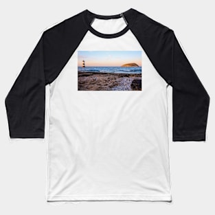 Sun setting on Puffin Island, North Wales Baseball T-Shirt